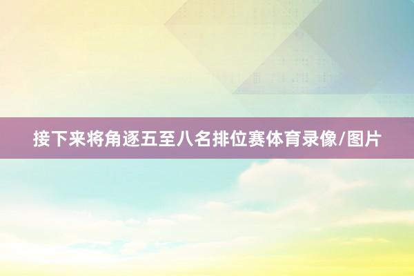 接下来将角逐五至八名排位赛体育录像/图片