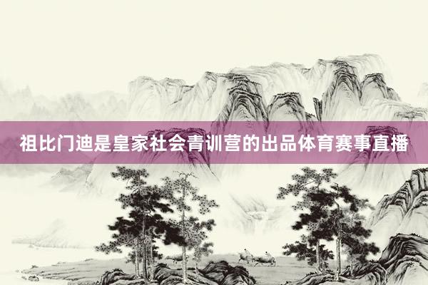 祖比门迪是皇家社会青训营的出品体育赛事直播