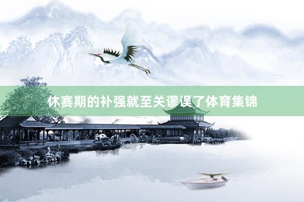 休赛期的补强就至关谬误了体育集锦