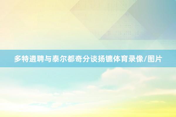 多特遴聘与泰尔都奇分谈扬镳体育录像/图片