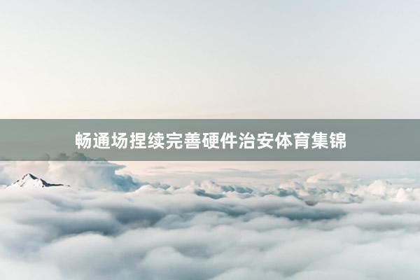 畅通场捏续完善硬件治安体育集锦
