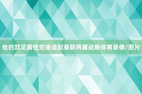 他的双足属性完竣适配曼联两翼战略体育录像/图片