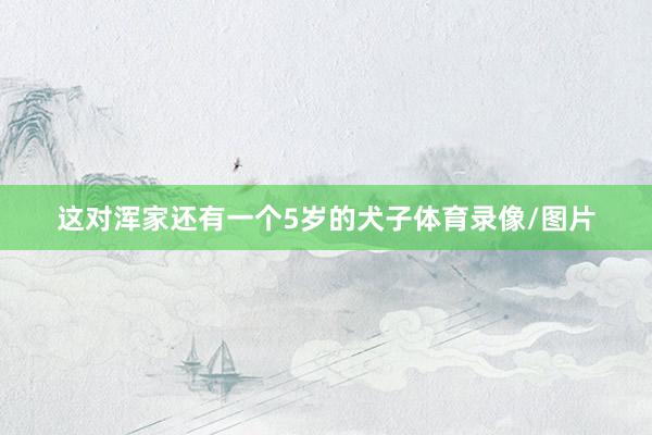 这对浑家还有一个5岁的犬子体育录像/图片