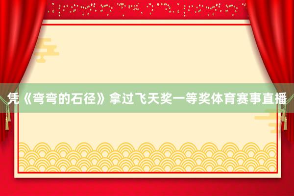 凭《弯弯的石径》拿过飞天奖一等奖体育赛事直播