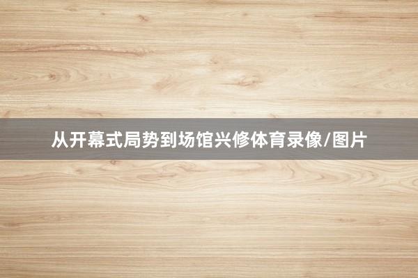 从开幕式局势到场馆兴修体育录像/图片