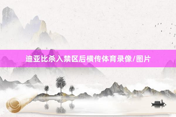 迪亚比杀入禁区后横传体育录像/图片