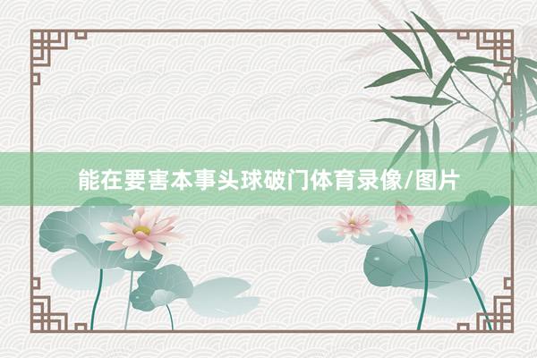 能在要害本事头球破门体育录像/图片
