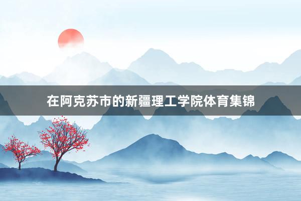在阿克苏市的新疆理工学院体育集锦