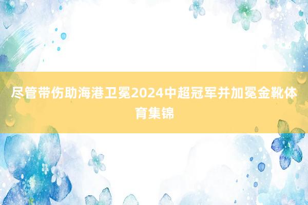 尽管带伤助海港卫冕2024中超冠军并加冕金靴体育集锦