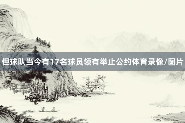 但球队当今有17名球员领有举止公约体育录像/图片