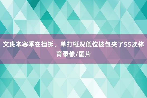 文班本赛季在挡拆、单打概况低位被包夹了55次体育录像/图片