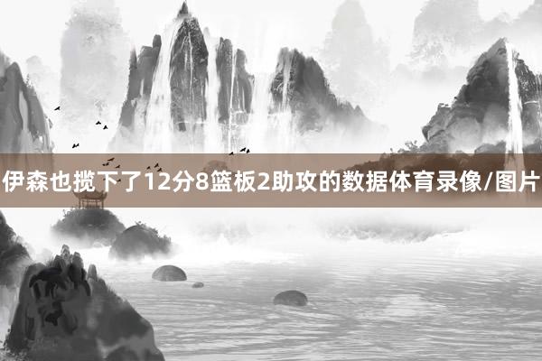 伊森也揽下了12分8篮板2助攻的数据体育录像/图片