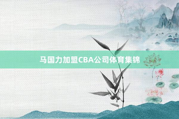 马国力加盟CBA公司体育集锦