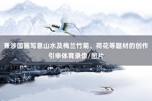 兼涉国画写意山水及梅兰竹菊、荷花等题材的创作引申体育录像/图片